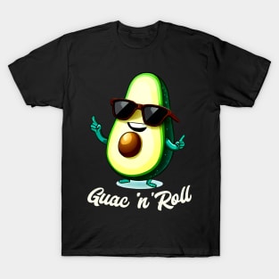 avocado wearing sunglasses funny T-Shirt
